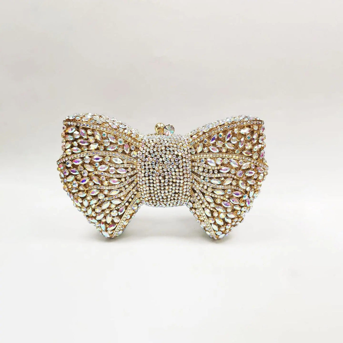Luxury Bow Crystal Evening Clutch HB015