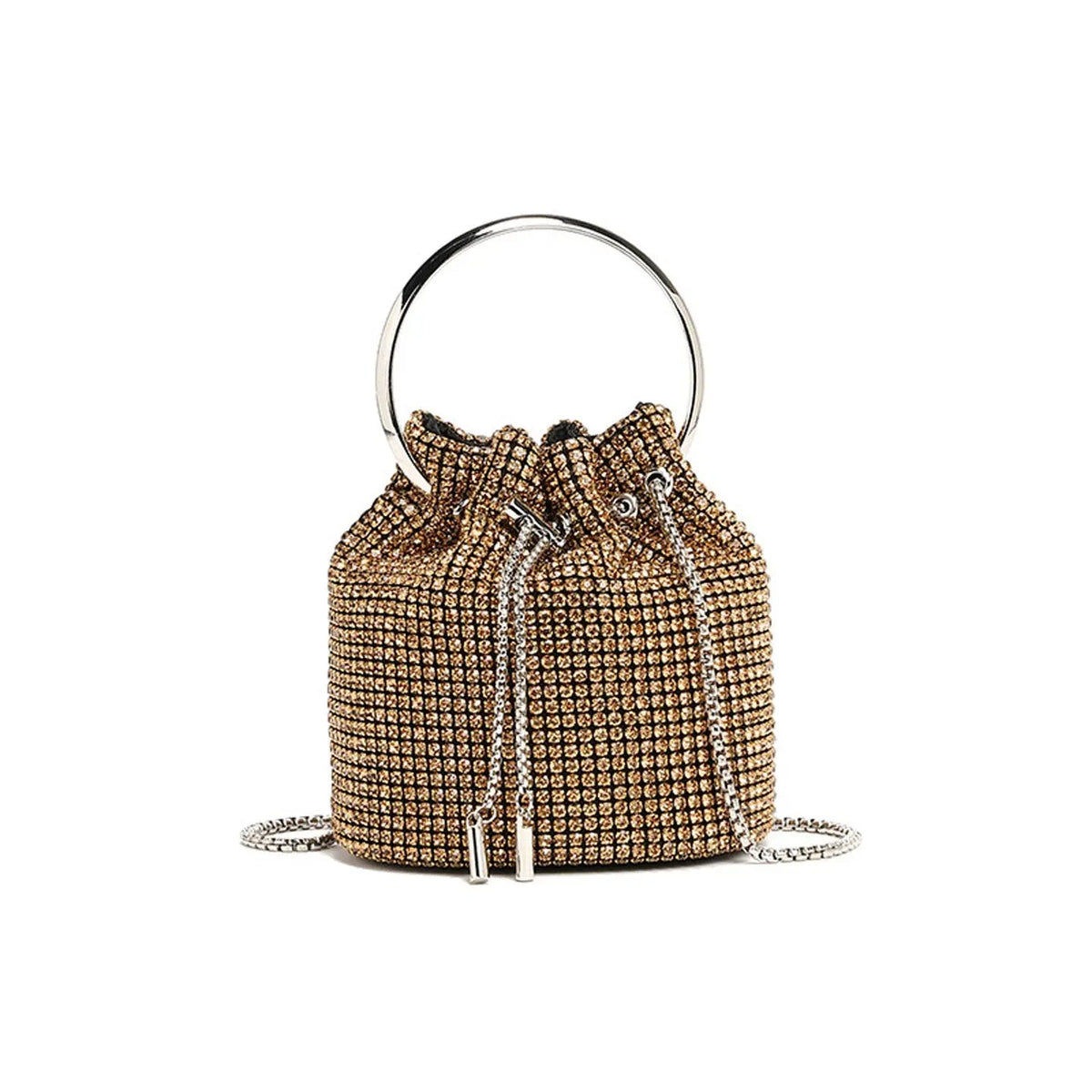 Fashion Diamond Bag Shoulder Crossbody Bucket Bag HB005