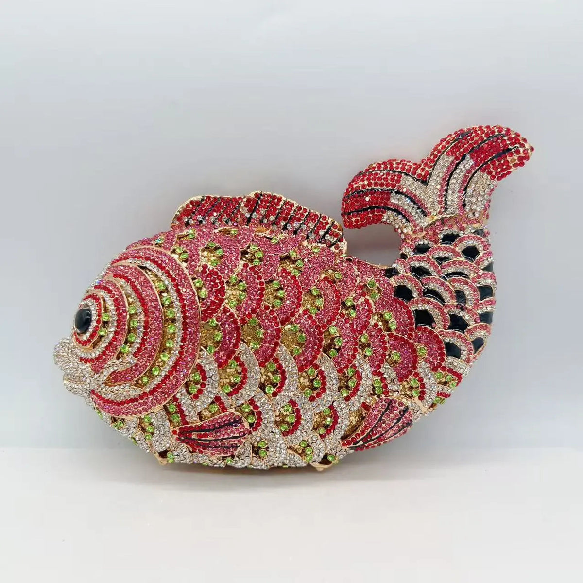 Fish Rhinestones Clutches Bag HB020