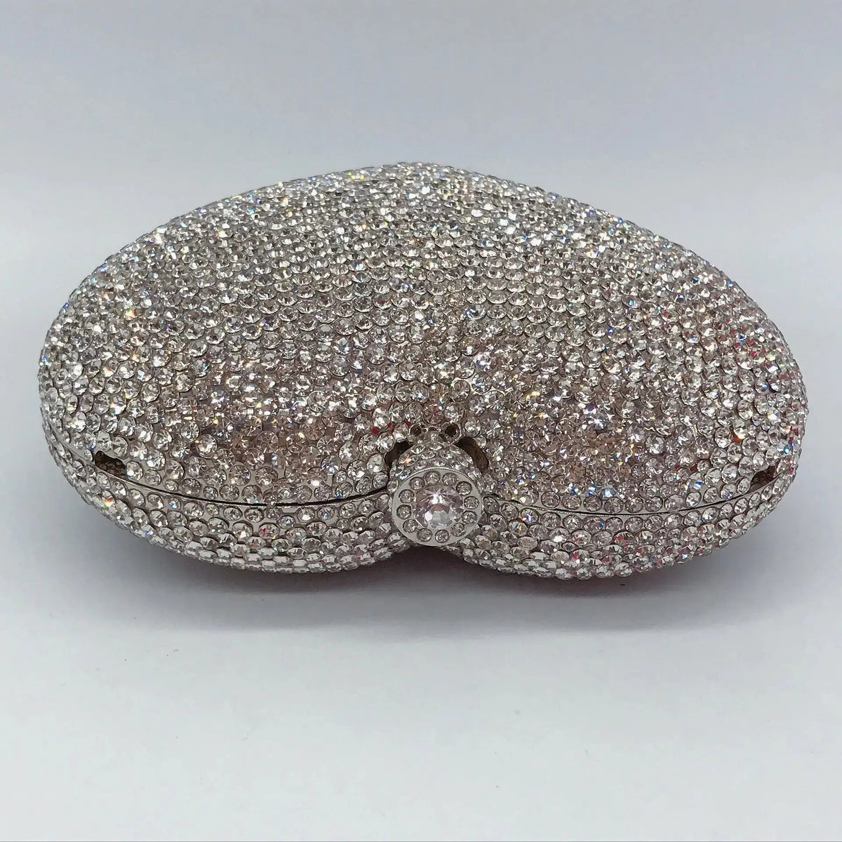 Heart Shaped Crystal Evening Clutch Bag HB027