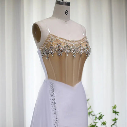 Luxury Crystal Strapless Short Sheath Cocktail Dress RM001