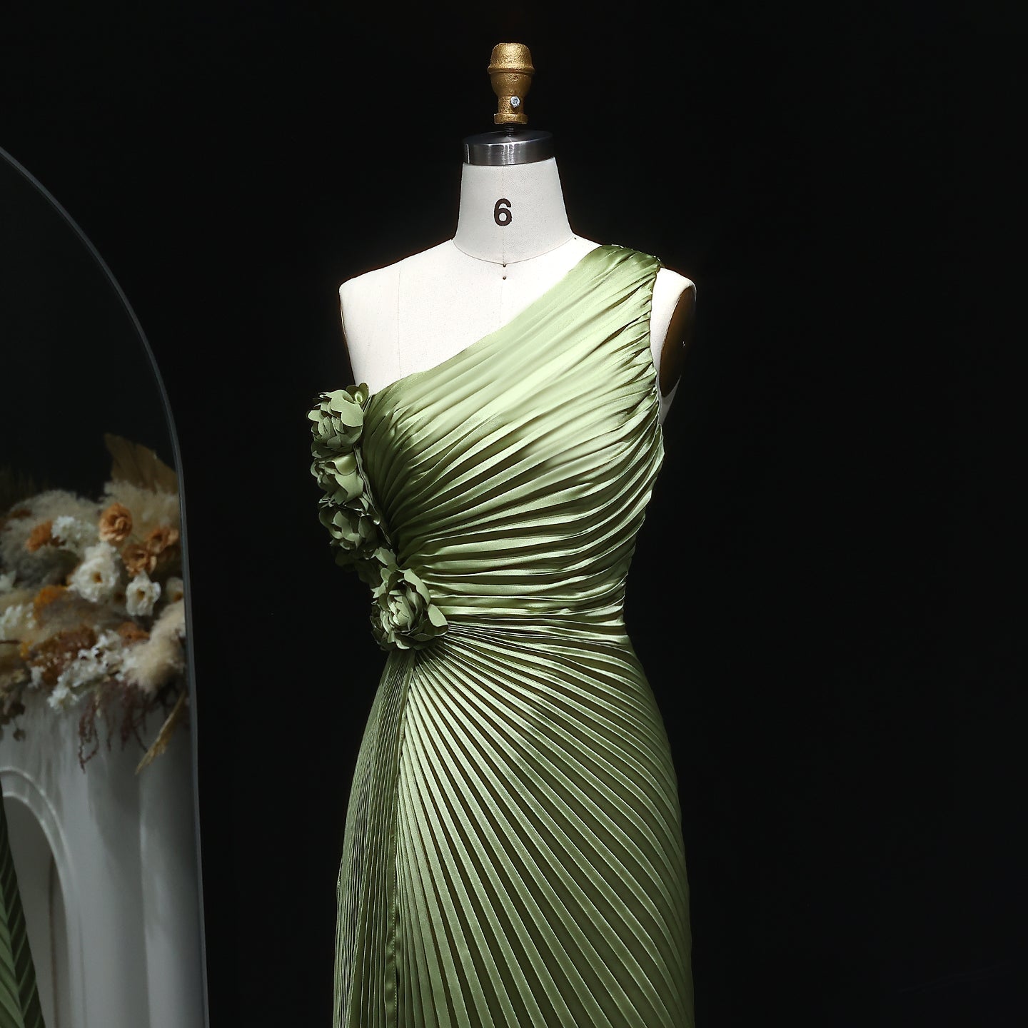 Elegant Violet Mermaid Evening Dress with Slit SF031