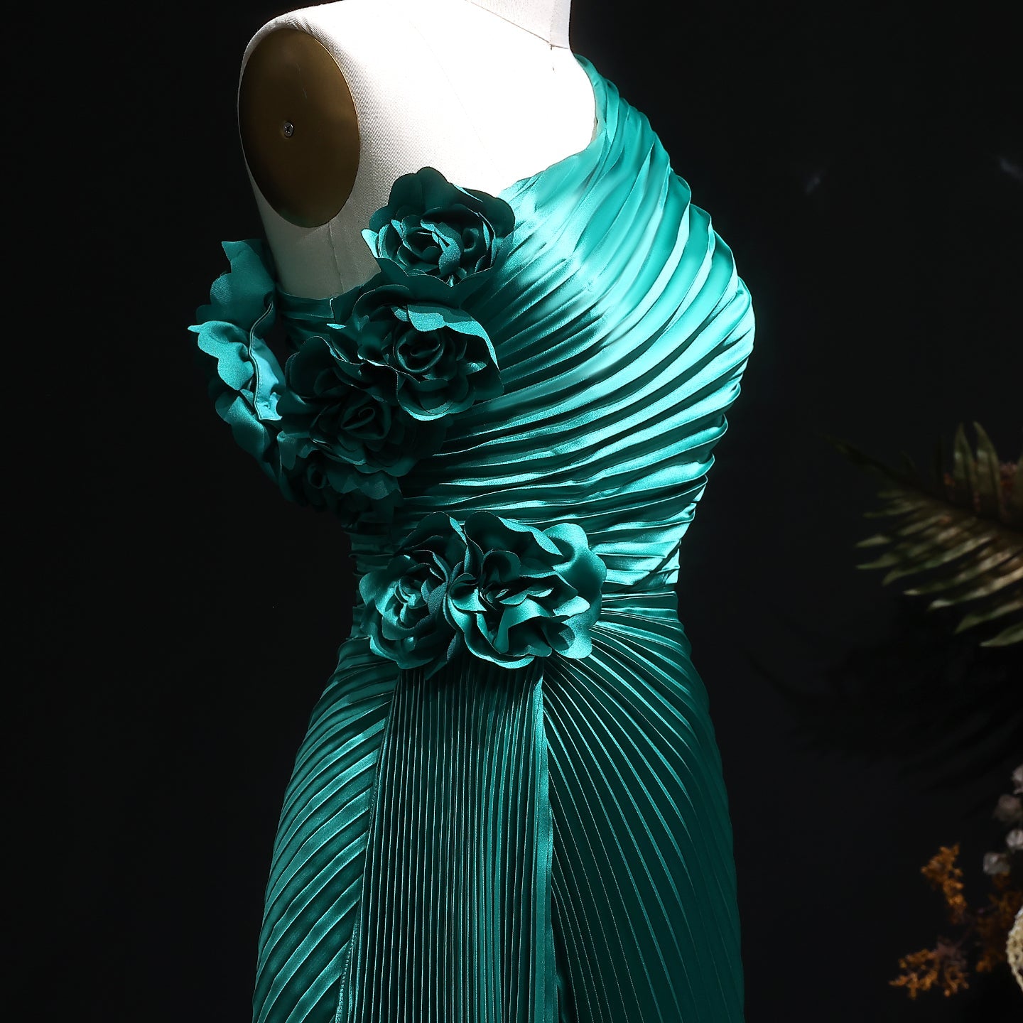 Elegant Violet Mermaid Evening Dress with Slit SF031