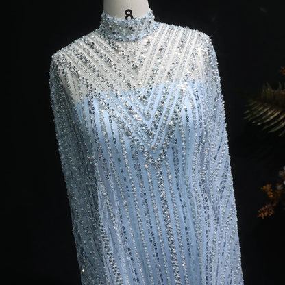 Luxury Dubai Kaftan Arabic 2 Pieces Evening Dress SS691