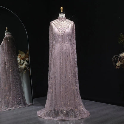 Luxury Dubai Kaftan Arabic 2 Pieces Evening Dress SS691