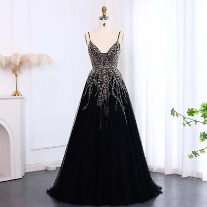 Luxury Crystal Pink Evening Dress with Ruffles SS584