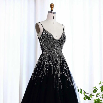 Luxury Crystal Pink Evening Dress with Ruffles SS584