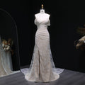 Elegant Lace Sequin Off Shoulder Evening dress SF395