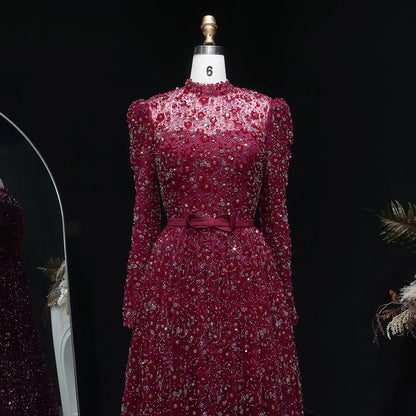 Luxury Delicate Pink 3D Floral Evening Dress with ruffles SS700