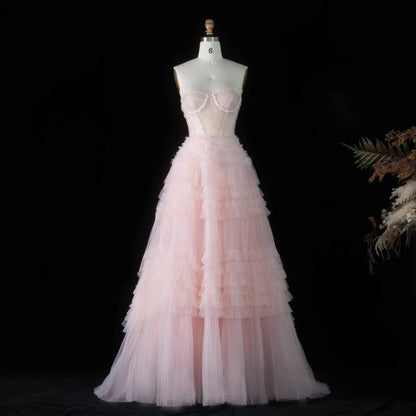 Elegant Sweetheart Ball Gown Blue Evening Dress SS553