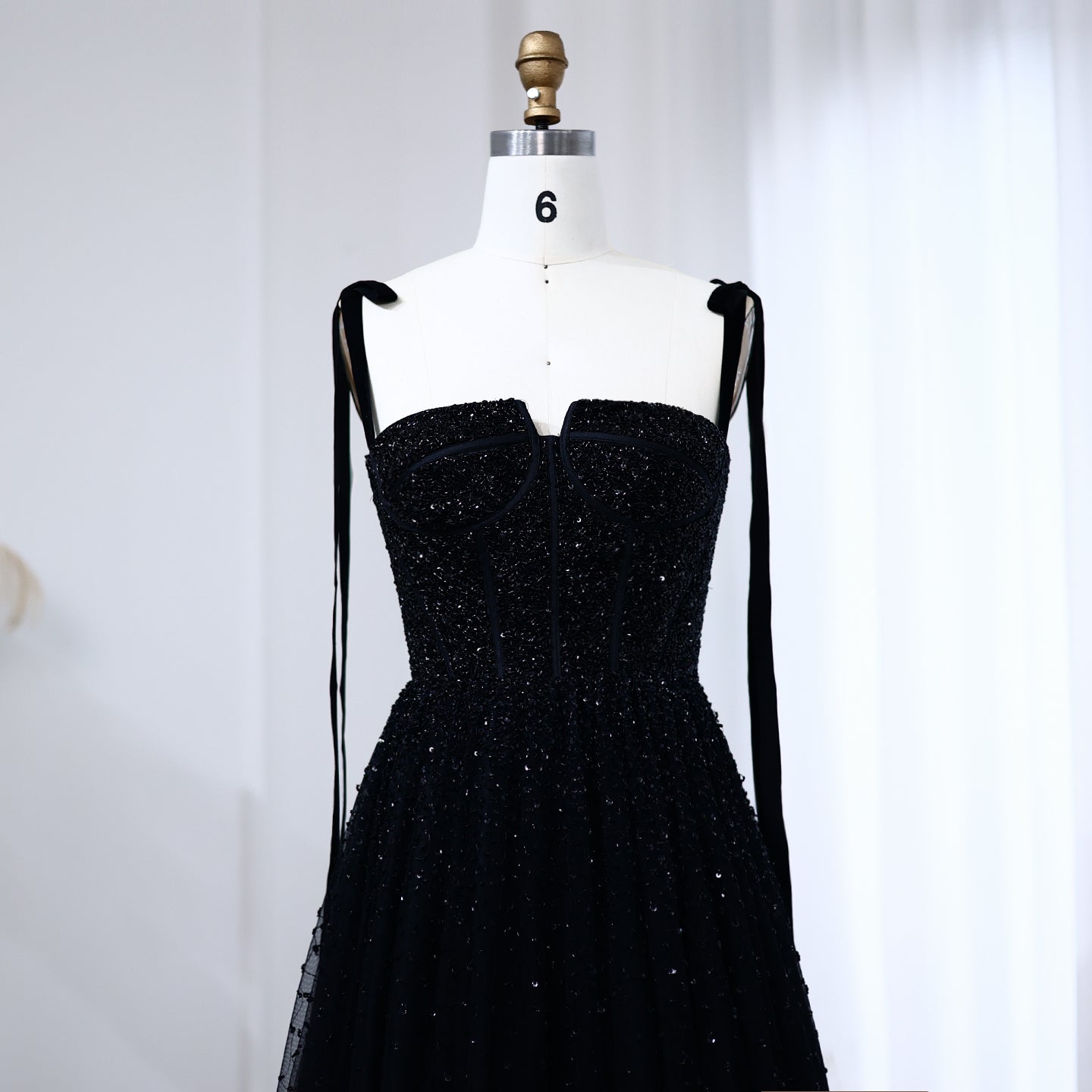 Luxury Beaded Wine Red Evening Dresses with Straps SS263