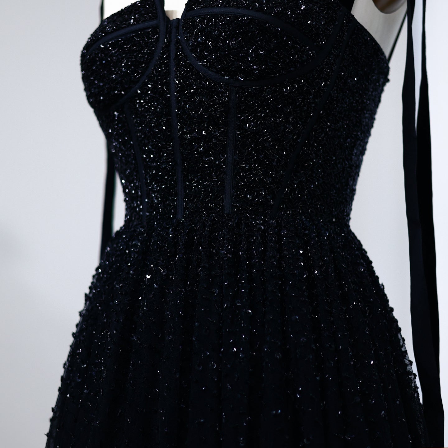 Luxury Beaded Wine Red Evening Dresses with Straps SS263