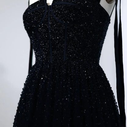 Luxury Beaded Red Evening Dresses with Straps SS263