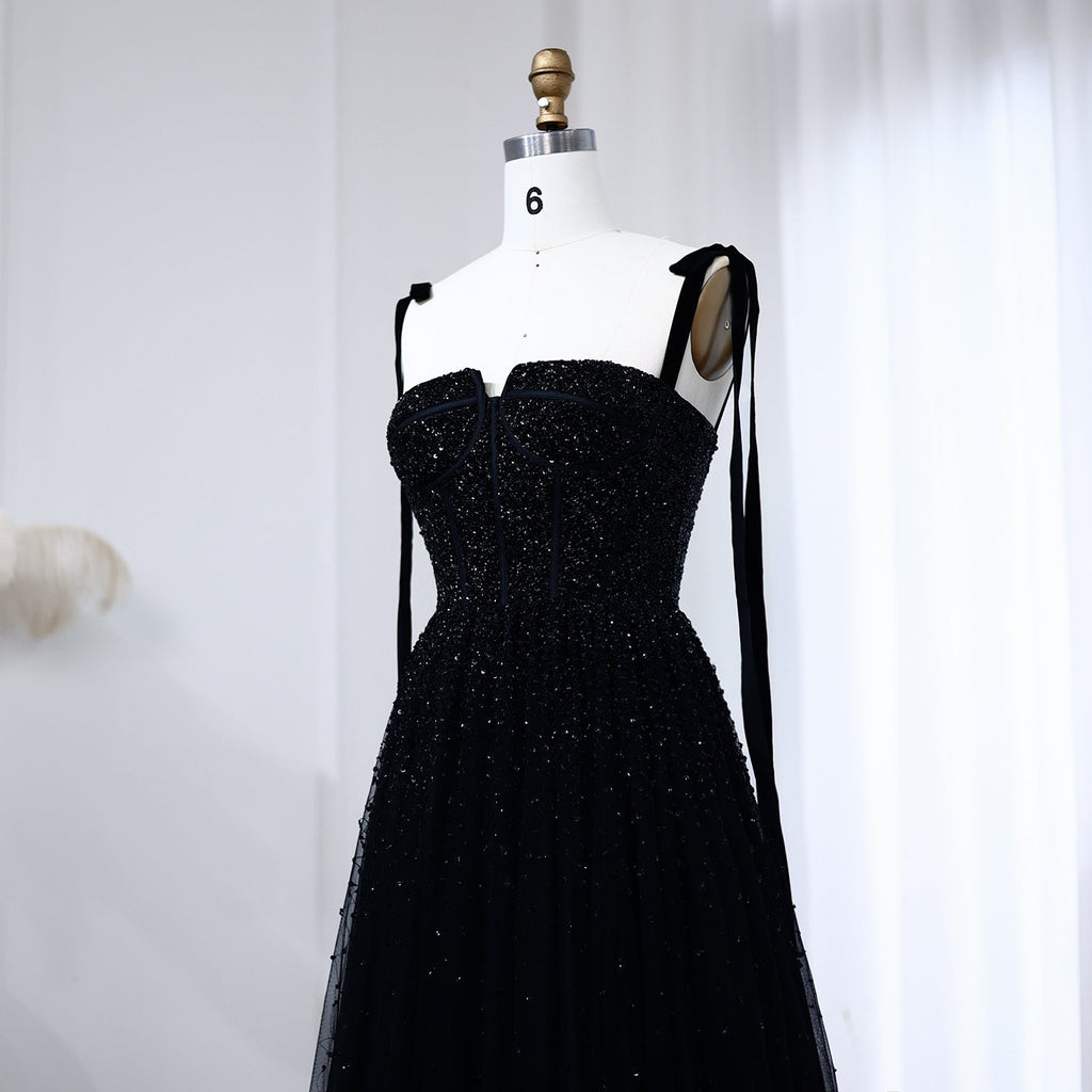 Luxury Beaded Wine Red Evening Dresses with Straps SS263