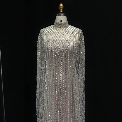 Luxury Dubai Kaftan Arabic 2 Pieces Evening Dress SS691
