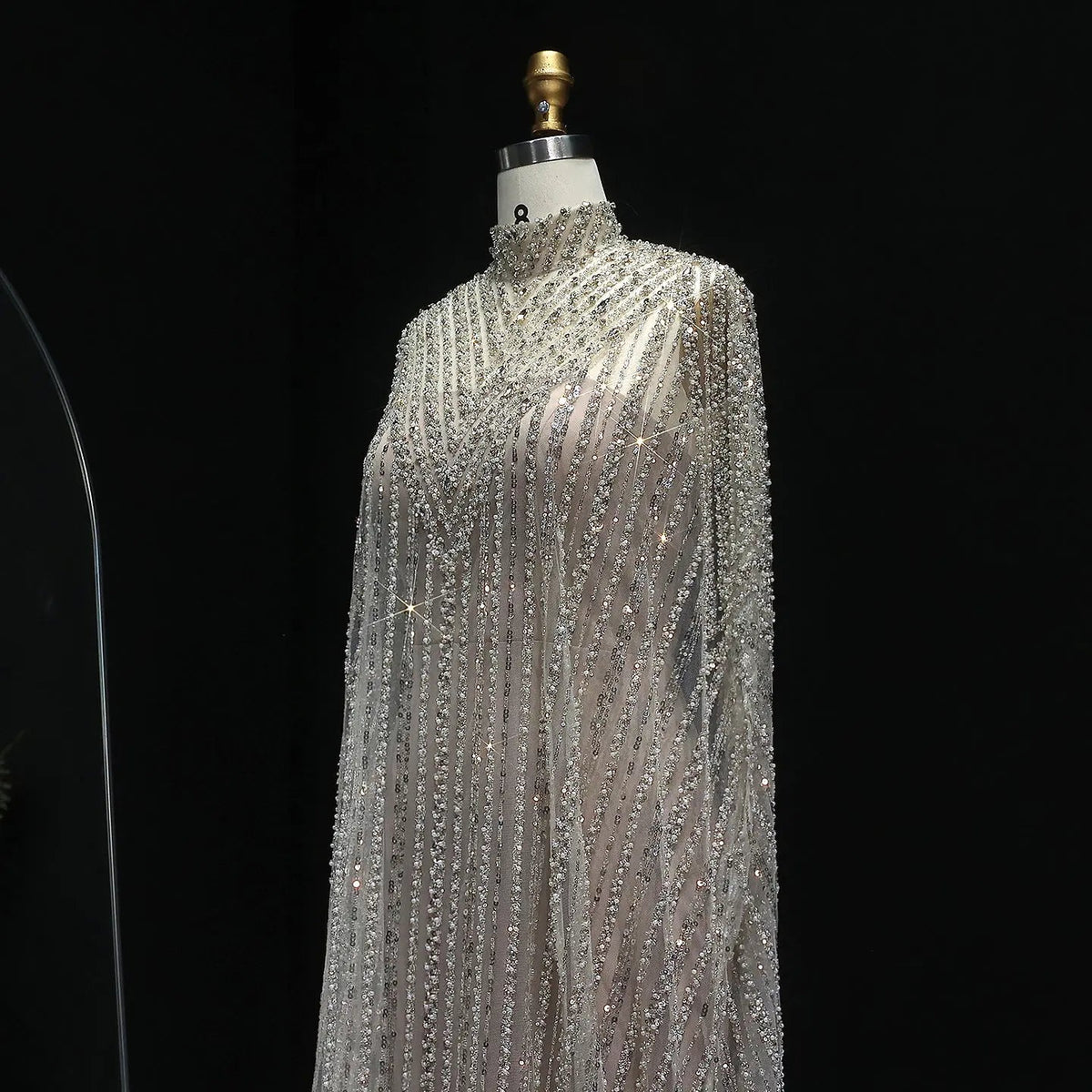 Luxury Dubai Kaftan Arabic 2 Pieces Evening Dress SS691