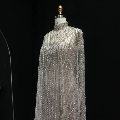 Luxury Dubai Kaftan Arabic 2 Pieces Evening Dress SS691