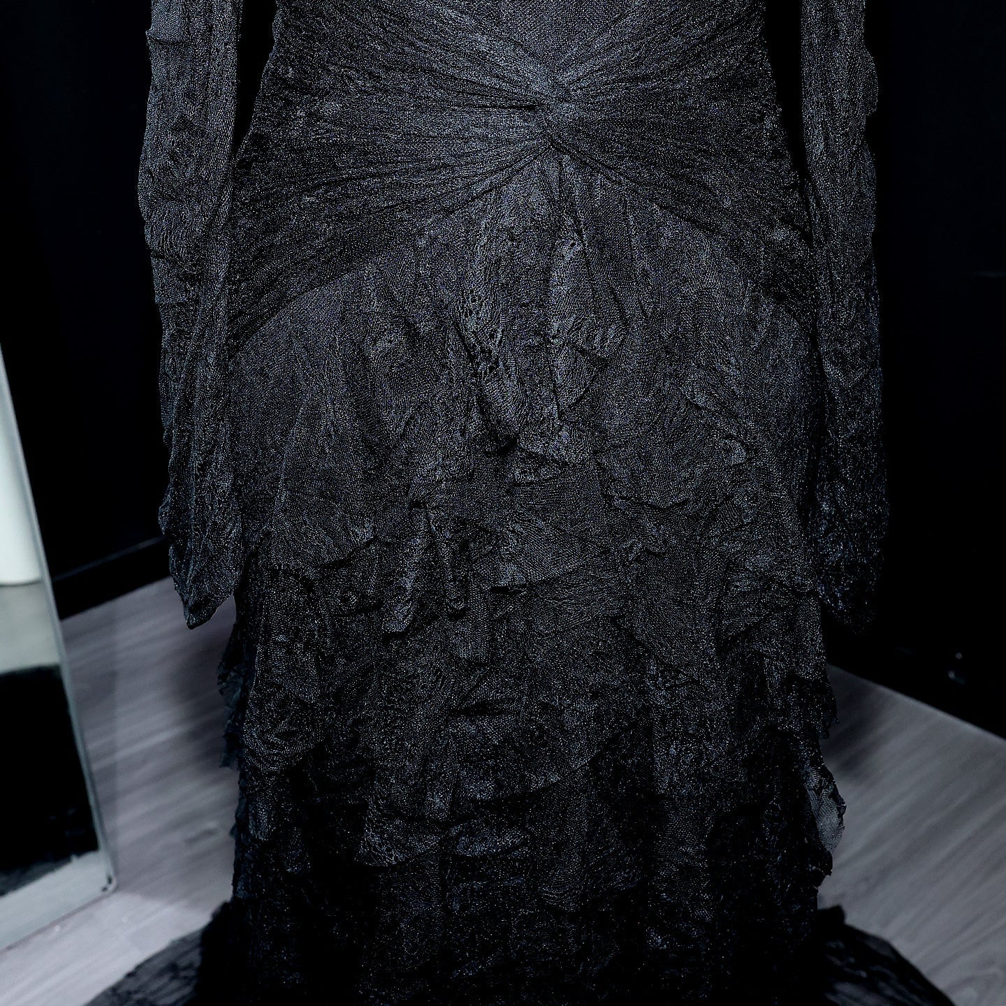 Luxury Turquoise Long Sleeves Mermaid Evening Dress SF519