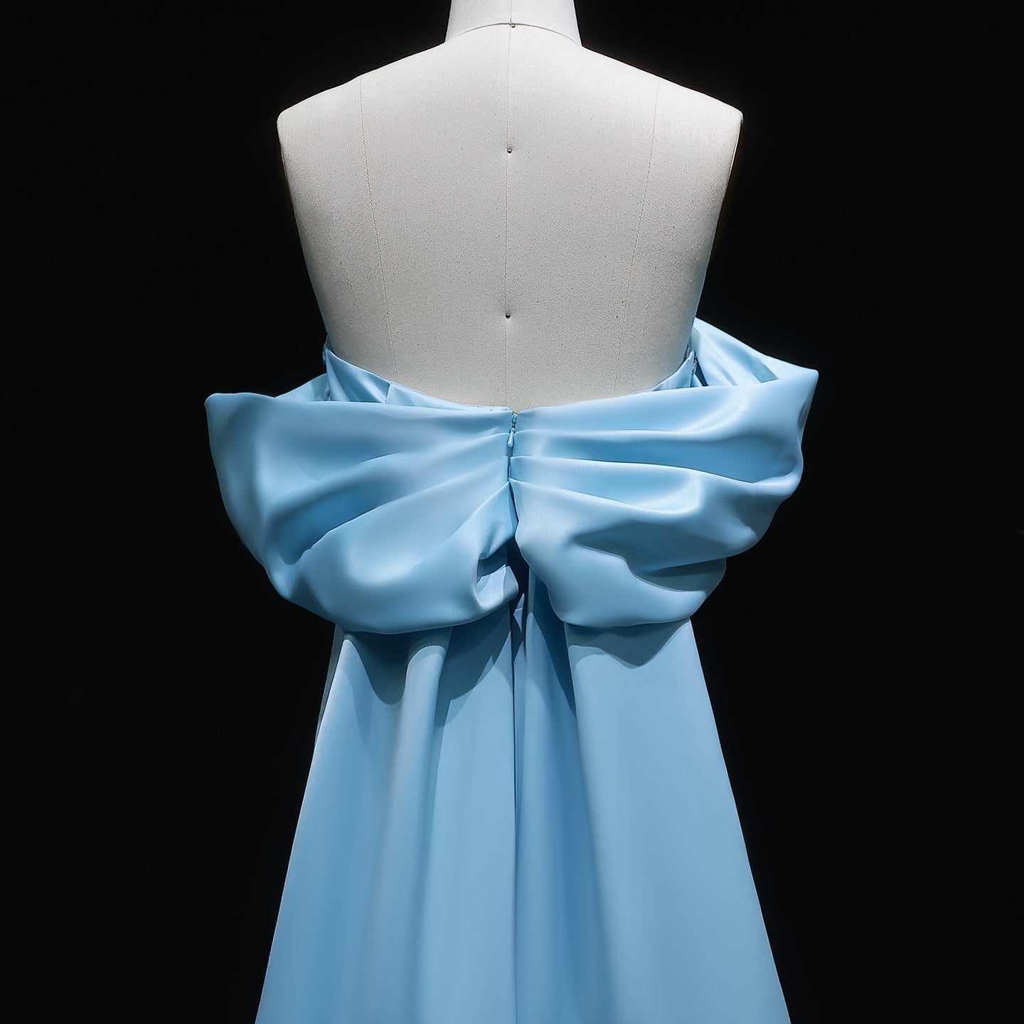 Luxury Crystal Pink Off Shoulder Satin Evening Dress SS500