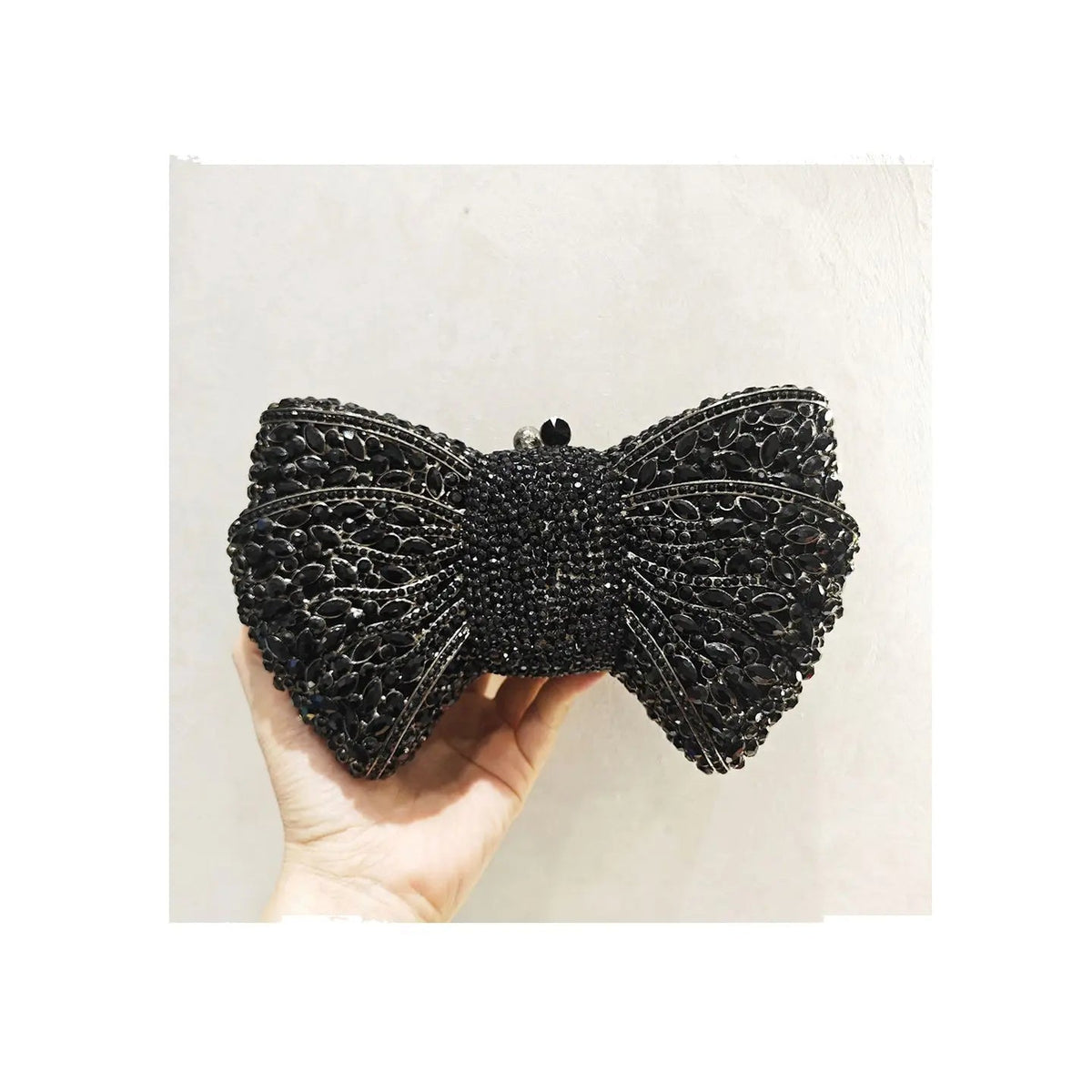 Luxury Bow Crystal Evening Clutch HB015