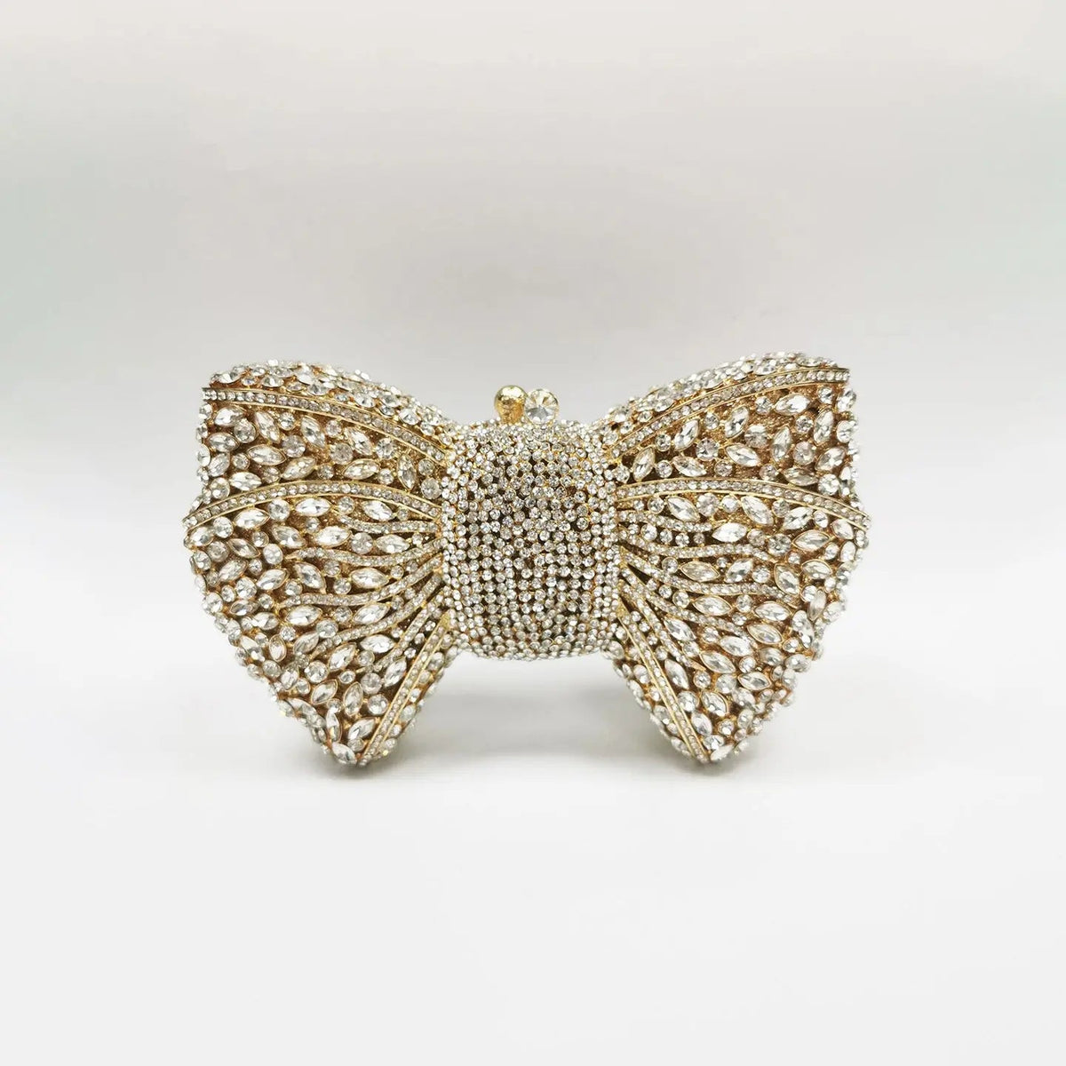 Luxury Bow Crystal Evening Clutch HB015