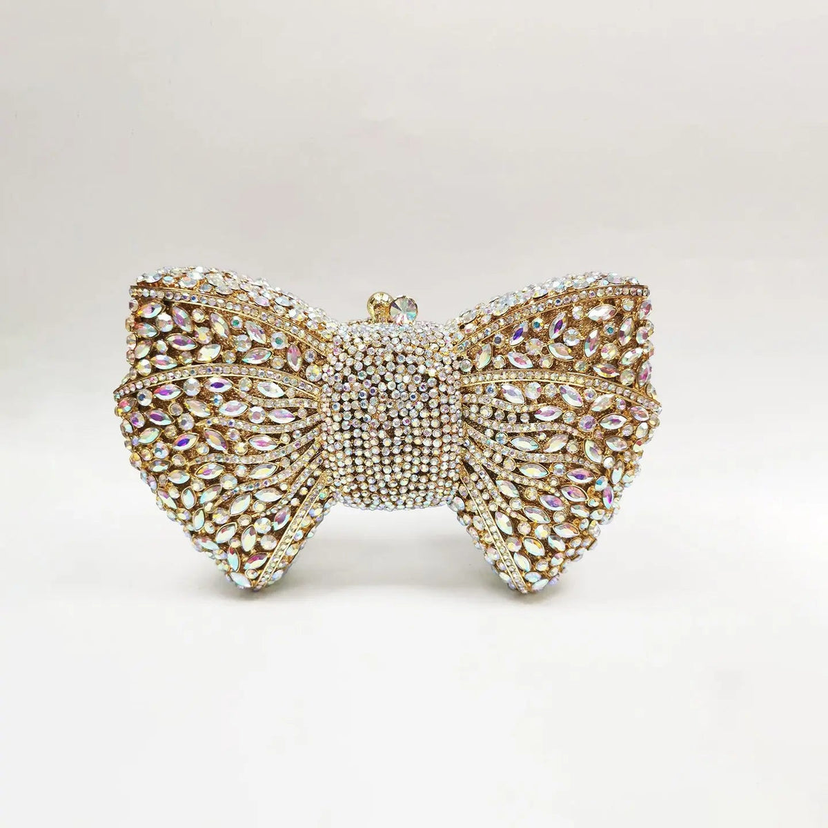 Luxury Bow Crystal Evening Clutch HB015