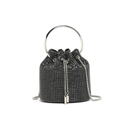 Fashion Diamond Bag Shoulder Crossbody Bucket Bag HB005