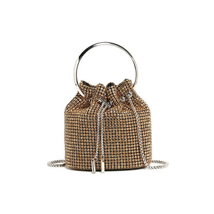 Fashion Diamond Bag Shoulder Crossbody Bucket Bag HB005