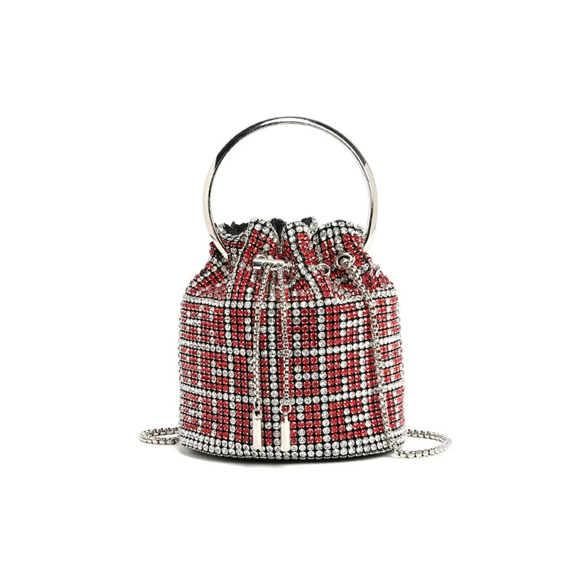 Fashion Diamond Bag Shoulder Crossbody Bucket Bag HB005