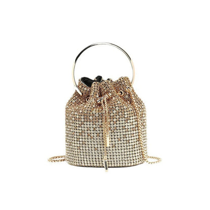 Fashion Diamond Bag Shoulder Crossbody Bucket Bag HB005