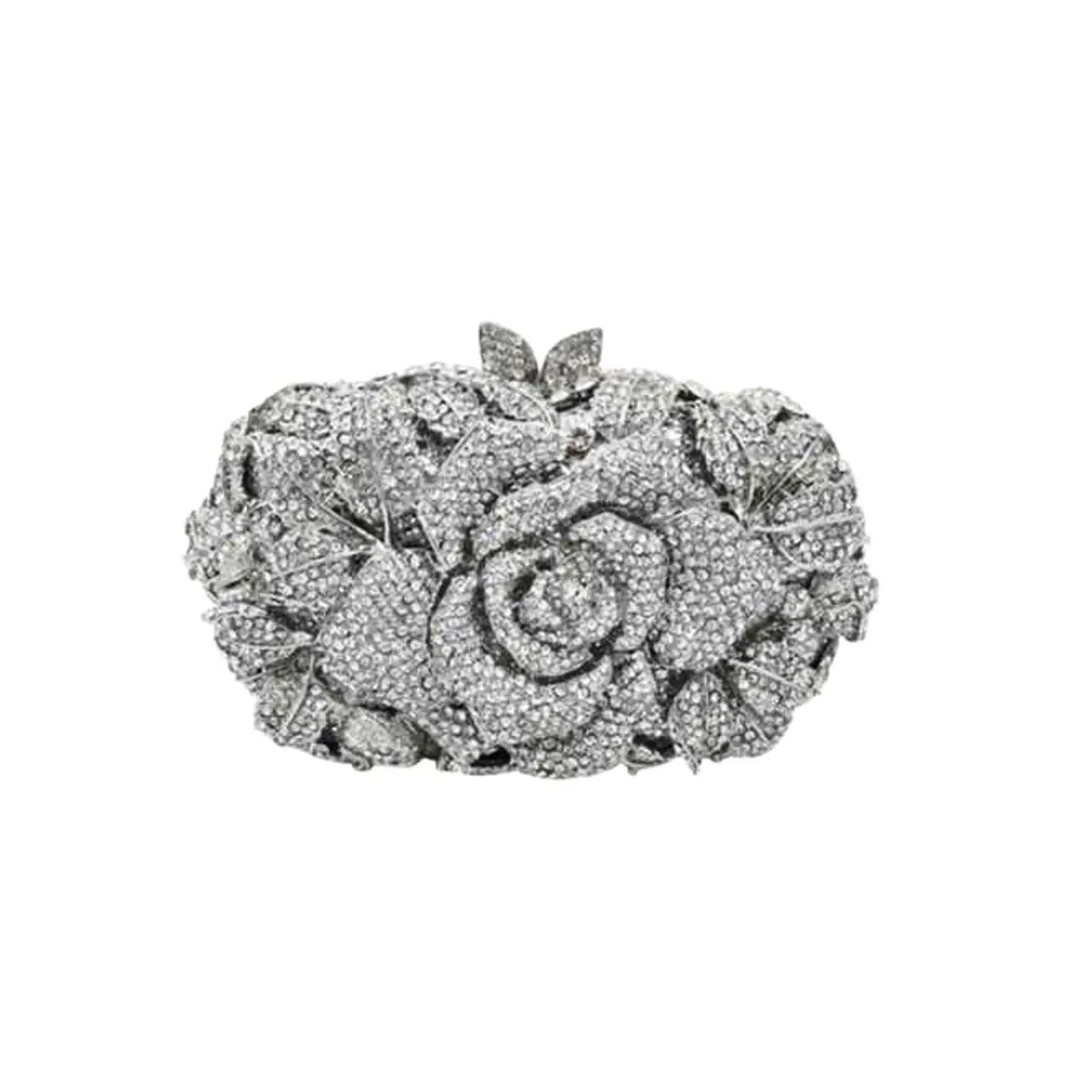 Hollow Rose Diamond Evening Bag Clutch HB010