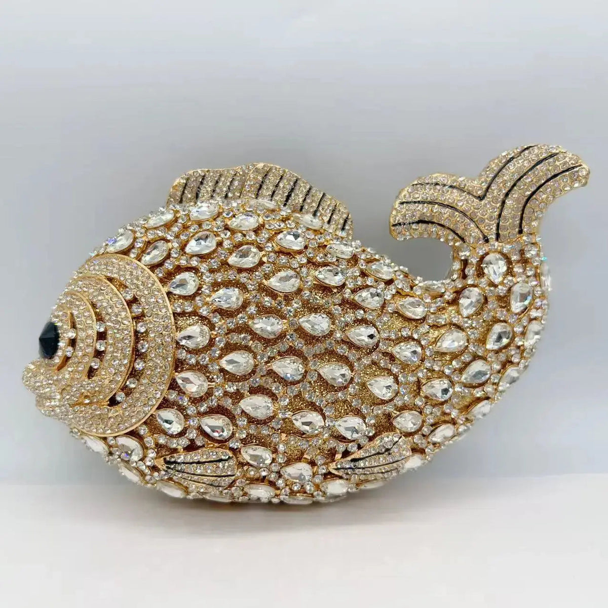 Fish Rhinestones Clutches Bag HB020