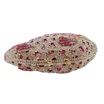 Fish Rhinestones Clutches Bag HB020