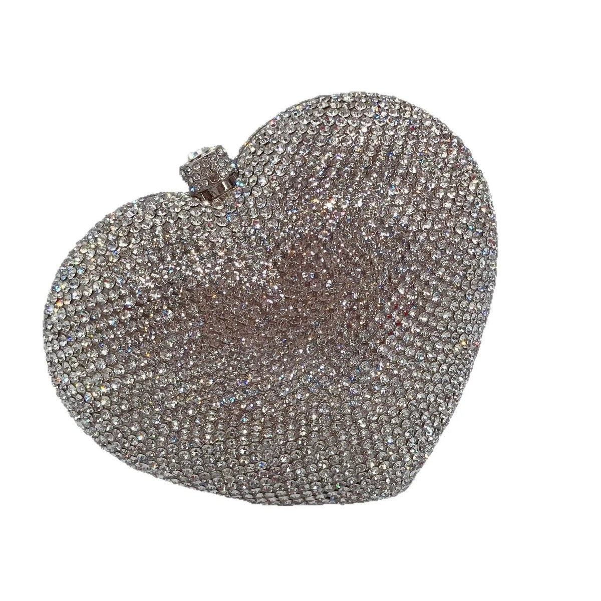 Heart Shaped Crystal Evening Clutch Bag HB027