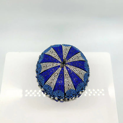Hot Air Balloon Shaped Crystal Clutch Bag HB030