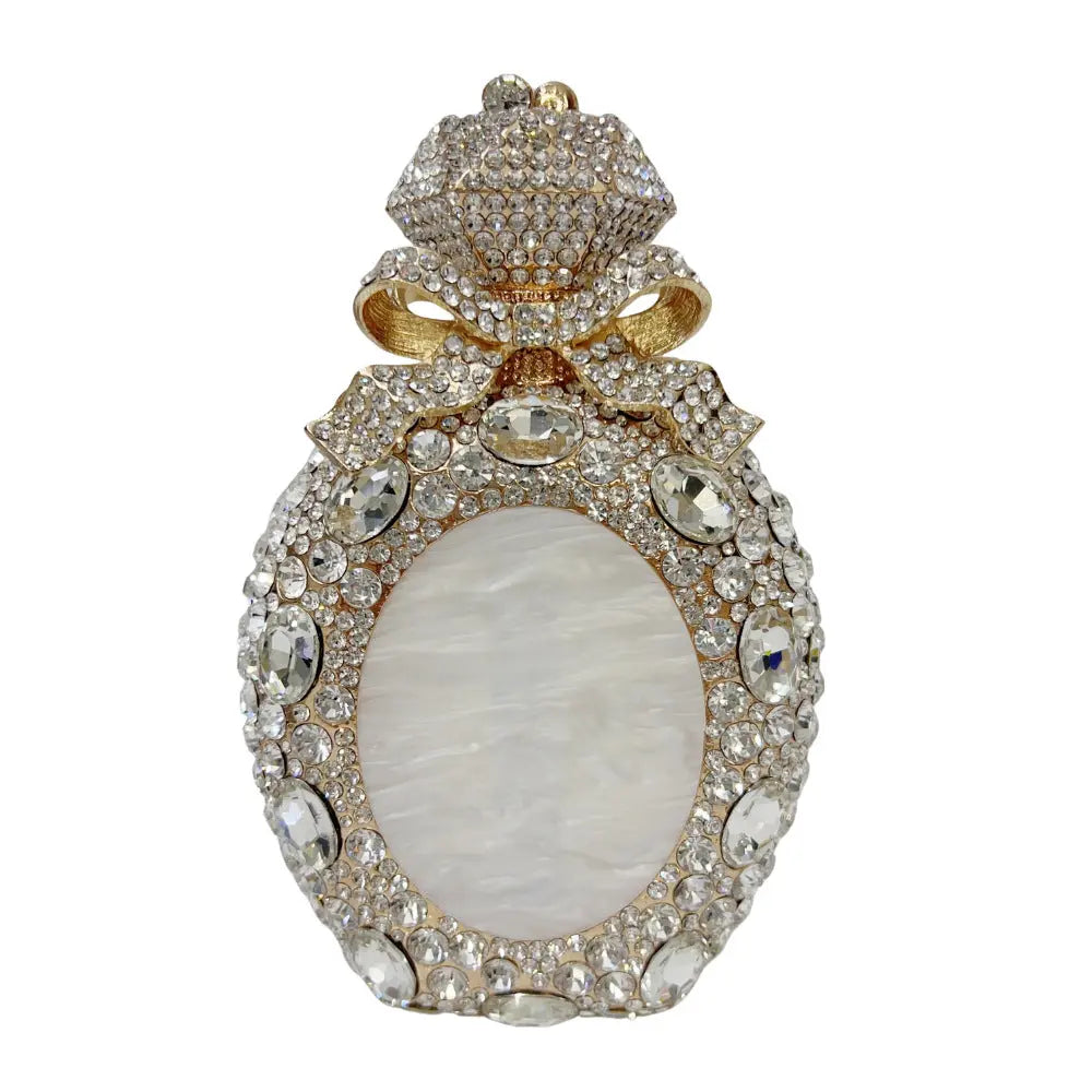 Crystal Shell Gems Evening Clutch Bag HB031