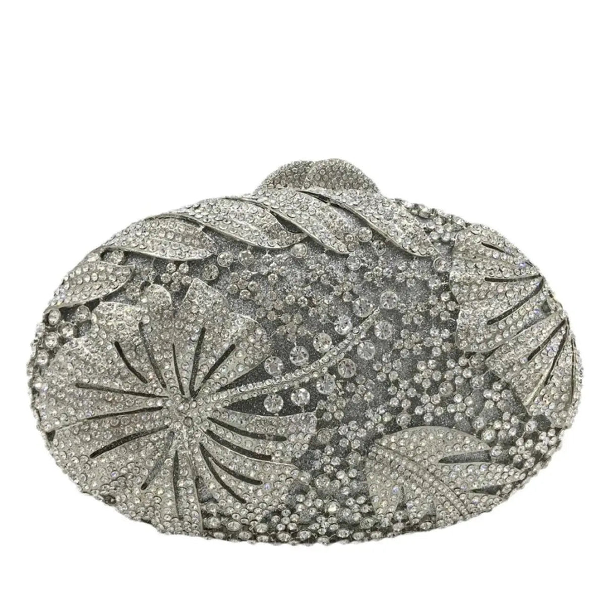 Luxury Flower Rhinestone Evening Clutch Bag HB036