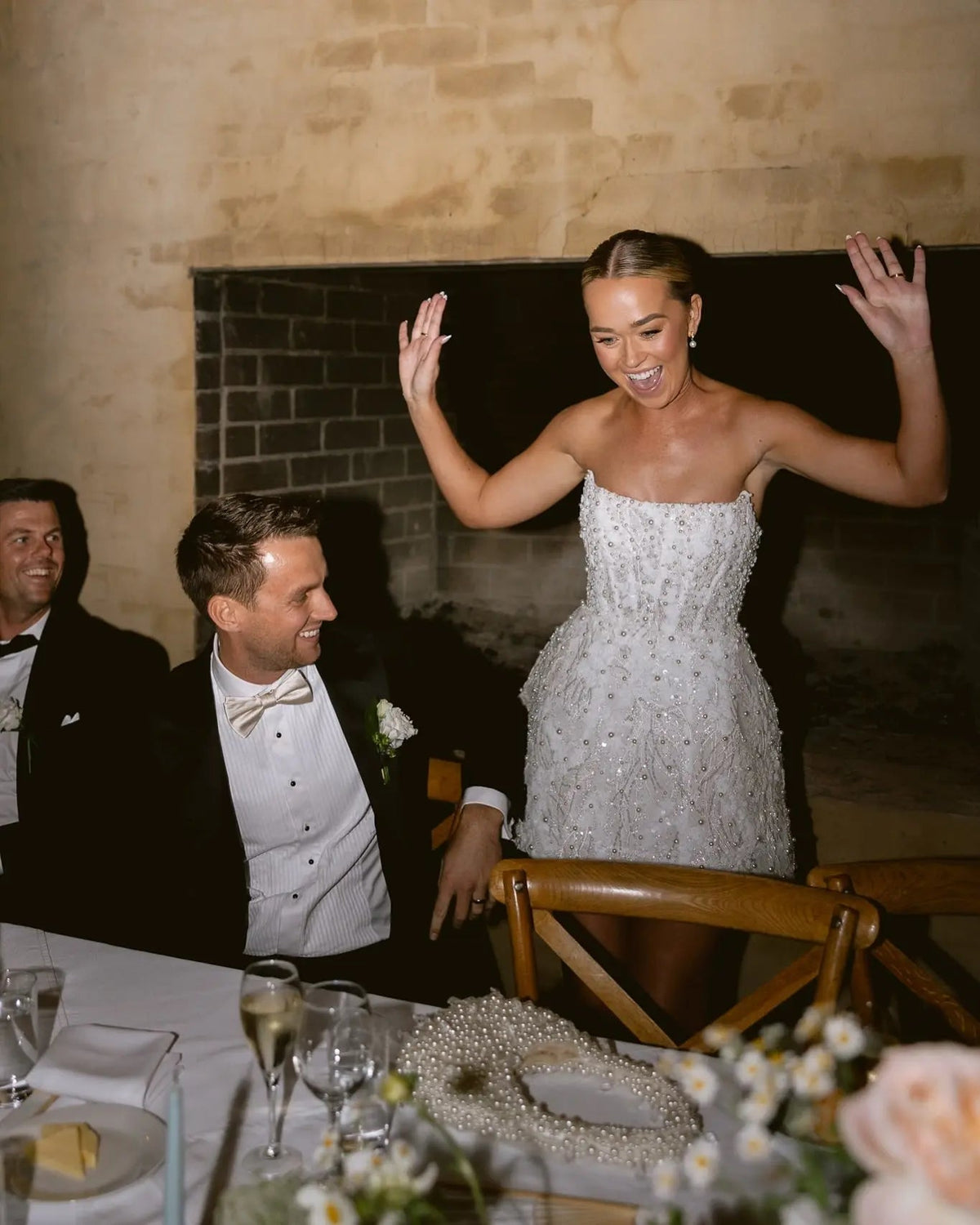 Luxury White Sparkle Sequined Bead Embellished Tube Sheath Wedding Dress SW730