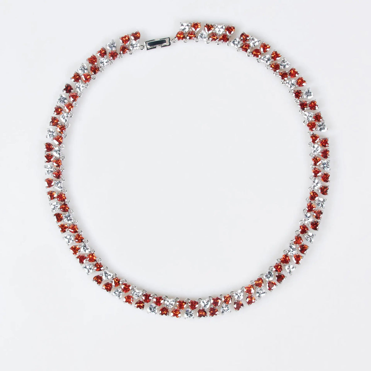 Luxury Diamond Necklace and Earring Set JW045