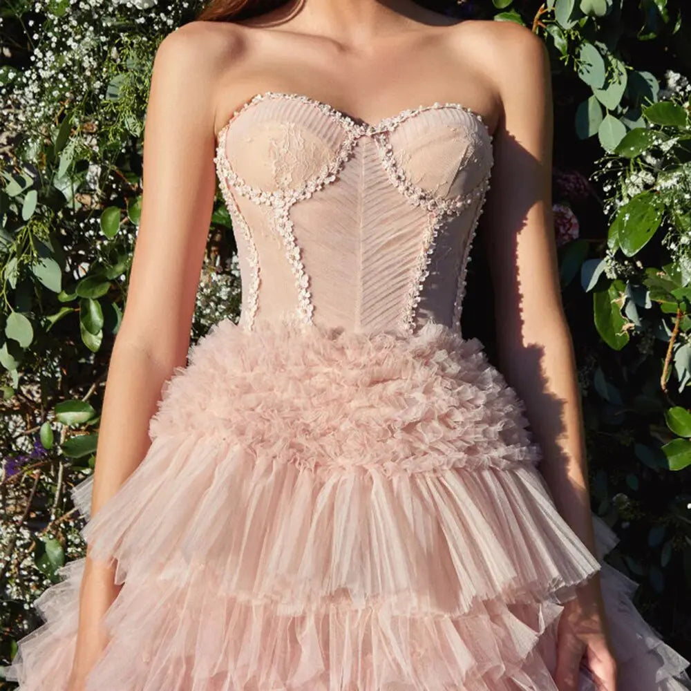Elegant Sweetheart Ball Gown Blue Evening Dress SS553