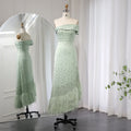 Luxury Feathers Pink One Shoulder Mermaid Evening Dress SS388