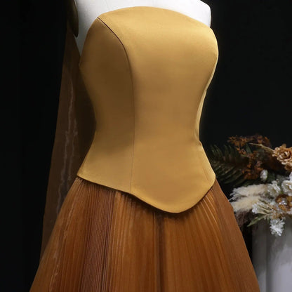 Elegant Green Strapless 3D Flowers Evening Dress SF300