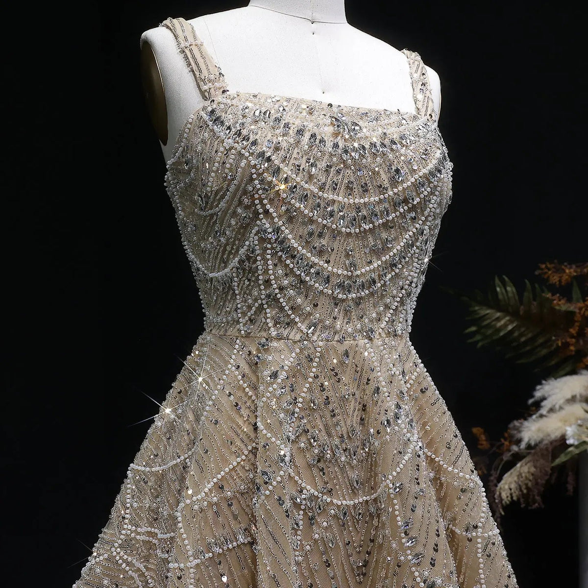 Luxury Trendy Sequin Short Cocktail Party Evening Dress SS649