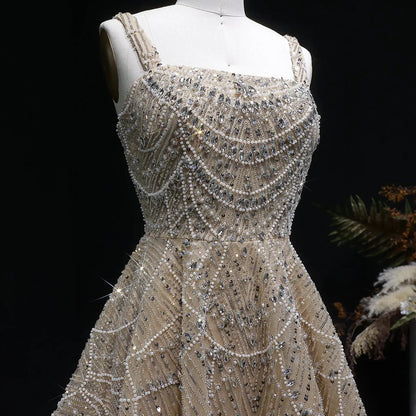 Luxury Trendy Sequin Short Cocktail Party Evening Dress SS649