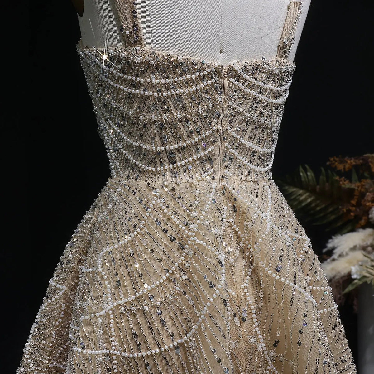 Luxury Trendy Sequin Short Cocktail Party Evening Dress SS649