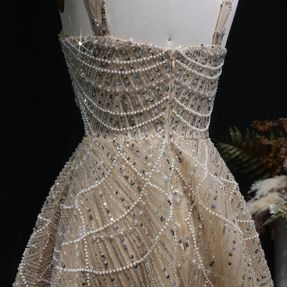Luxury Trendy Sequin Short Cocktail Party Evening Dress SS649