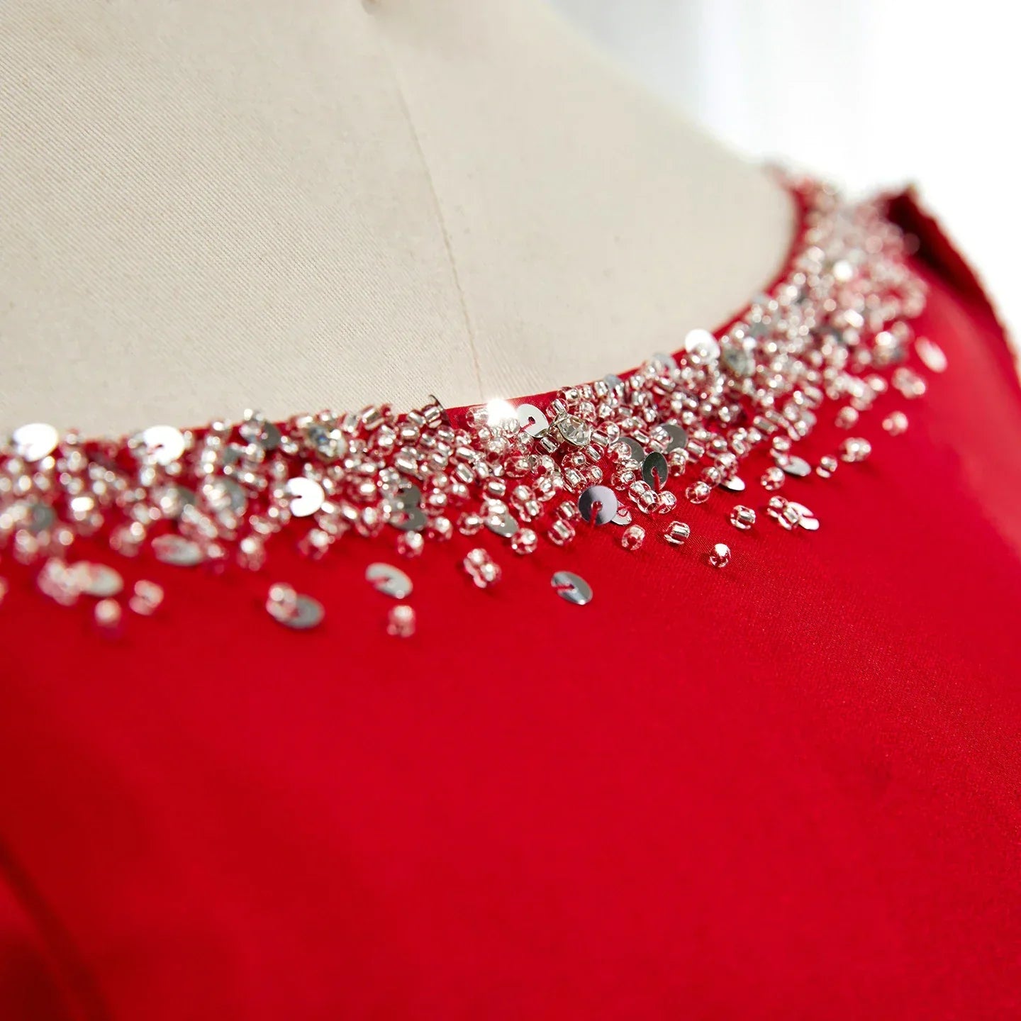 Luxury Burgundy One Shoulder Evening Dress with Cape Sleeve SS384